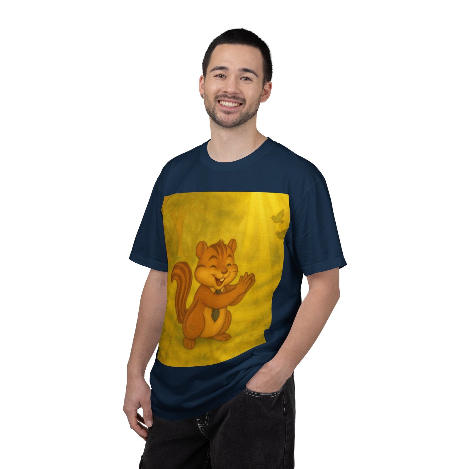 Cute Chipmunk Forest T-Shirt — Vintage Cartoon Woodland Tee - Image 24