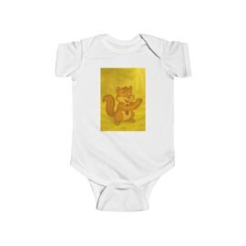 Cute Squirrel Baby Bodysuit – Woodland Infant Onesie