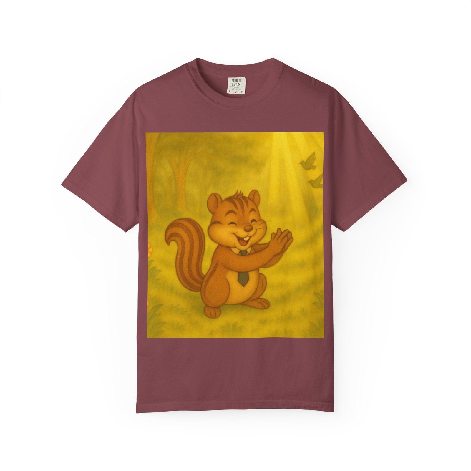 Cute Chipmunk Forest T-Shirt — Vintage Cartoon Woodland Tee - Image 25