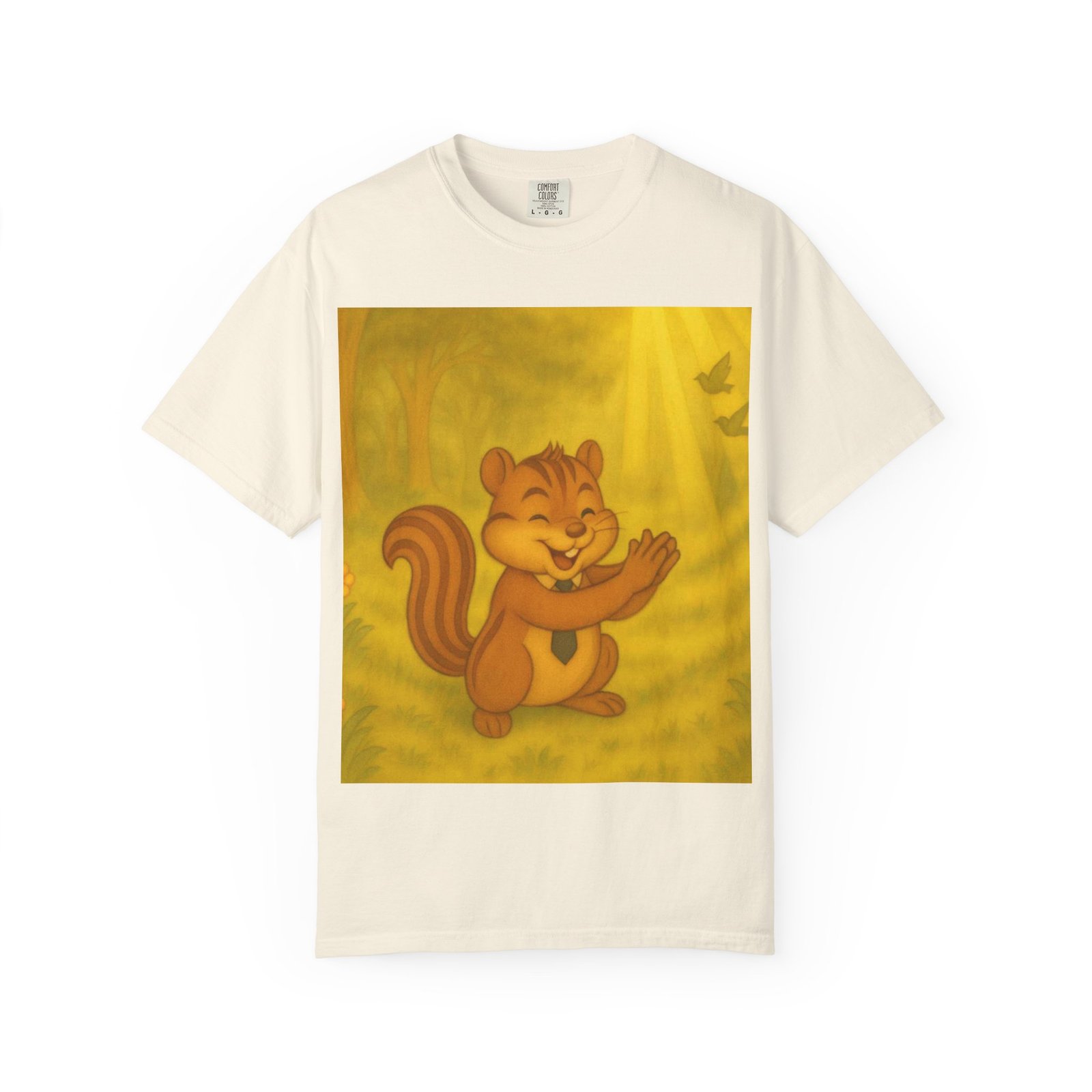 Cute Chipmunk Forest T-Shirt — Vintage Cartoon Woodland Tee - Image 9