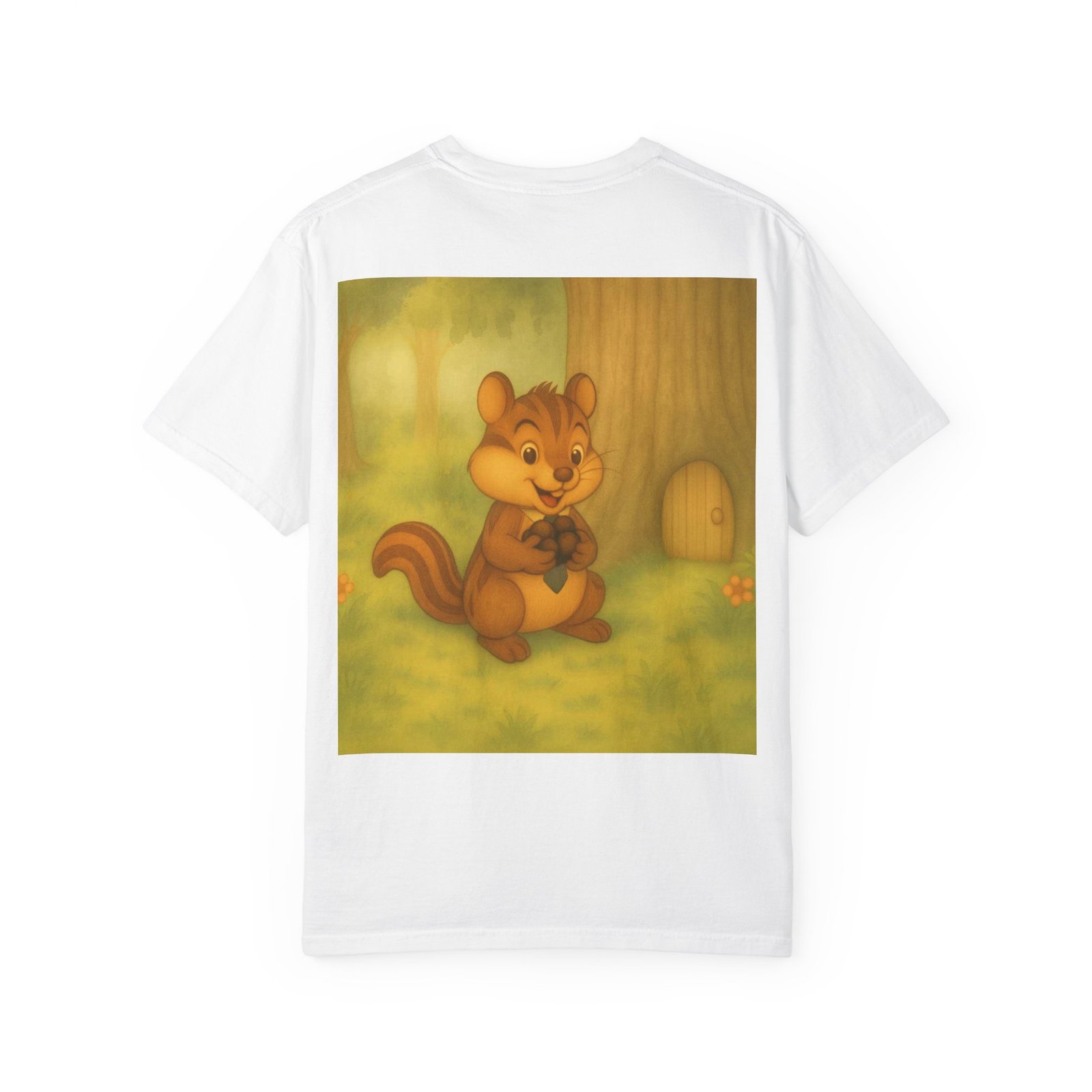 Cute Chipmunk Forest T-Shirt — Vintage Cartoon Woodland Tee - Image 6
